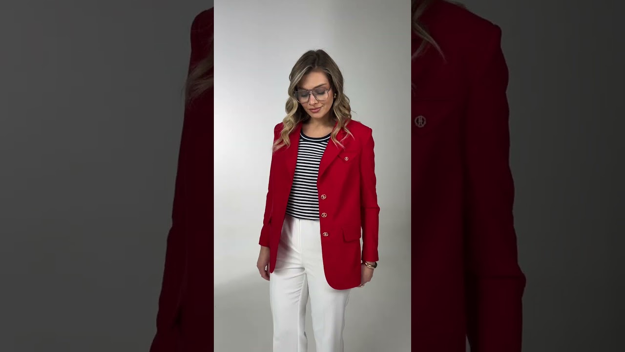 Костюм-тройка с майкой в морском стиле Мода-Юрс арт  2891 krasnyj  #брендыодежды  #fashion