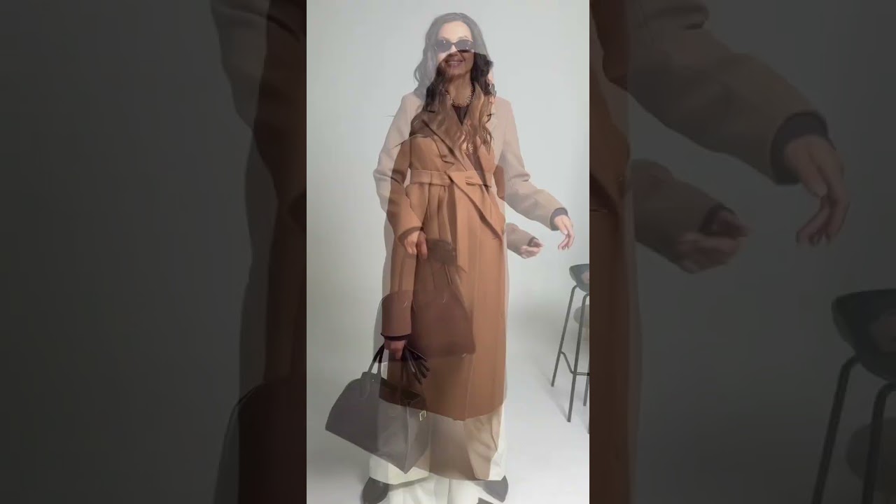 7010 пальто женское размерный ряд с 46 по 54 цвет камел