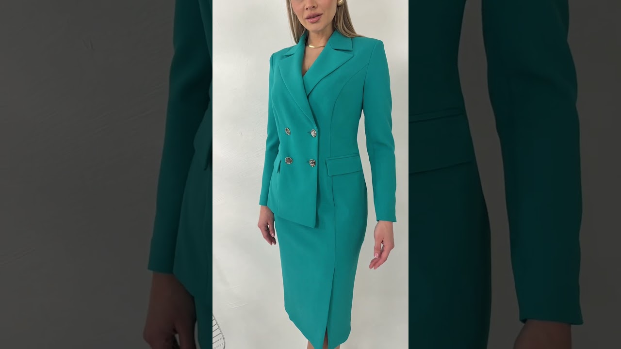 Классическое платье-блейзер Мода-Юрс  2967 biryza  #fashion  #fashionstyle  #стиль