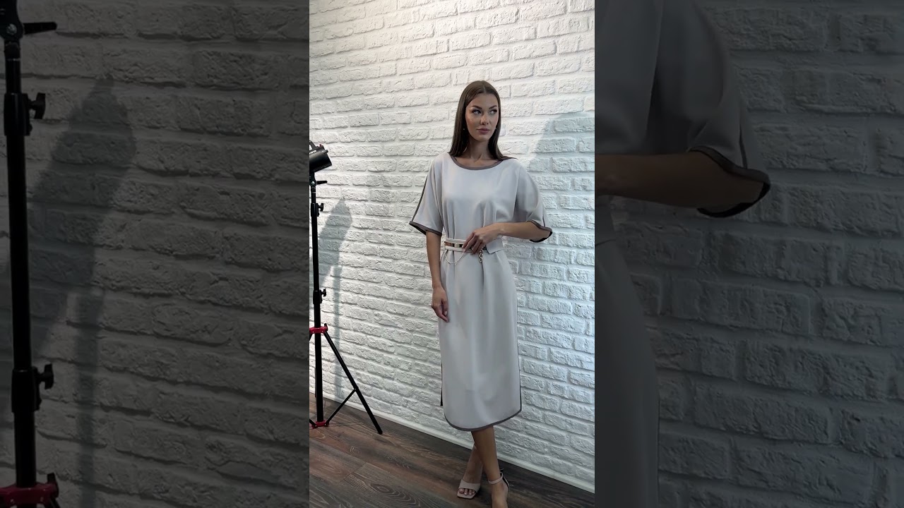 Платье VIZAVI 800 серый цвет #fashion #брендыодежды #одеждаизбелоруссии #стильxl