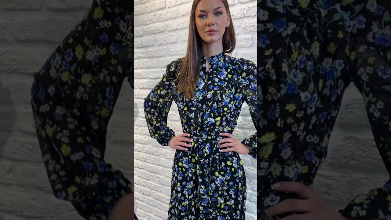 Платье женское VIZAVI 833 цветы #fashionstyle #модныепоказы #fashion #брендыодежды #style #стиль