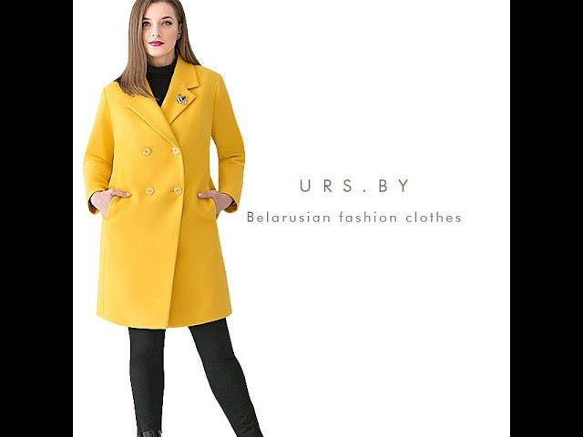 Пальто женское 18-911-1 от белорусского бренда ЮРС