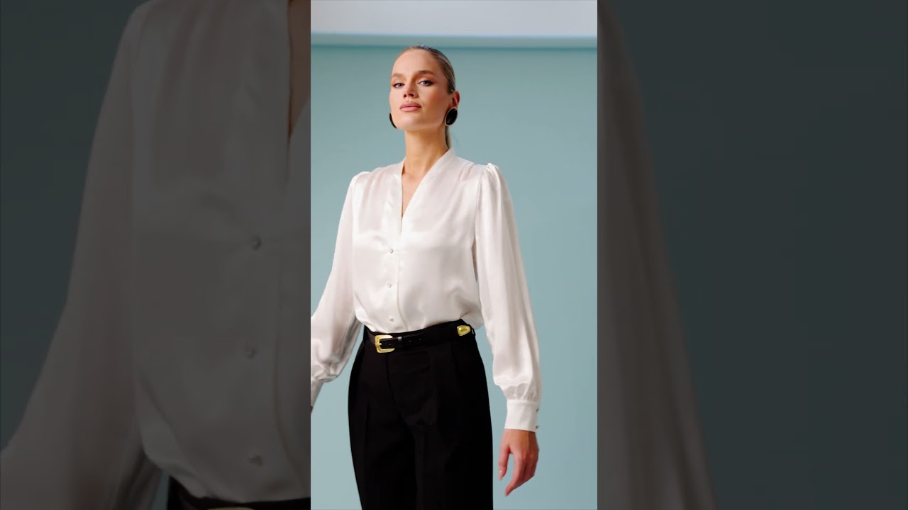 Черные женские брюки палаццо 25-652-2 URS.by
