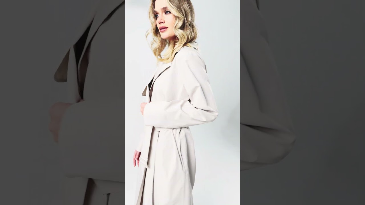 Стильный весенний женский плащ на каждый день. 25-511-2 URS.by