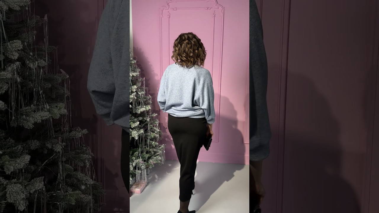 Модель 1407 серо-голубой, черный Michel Chic