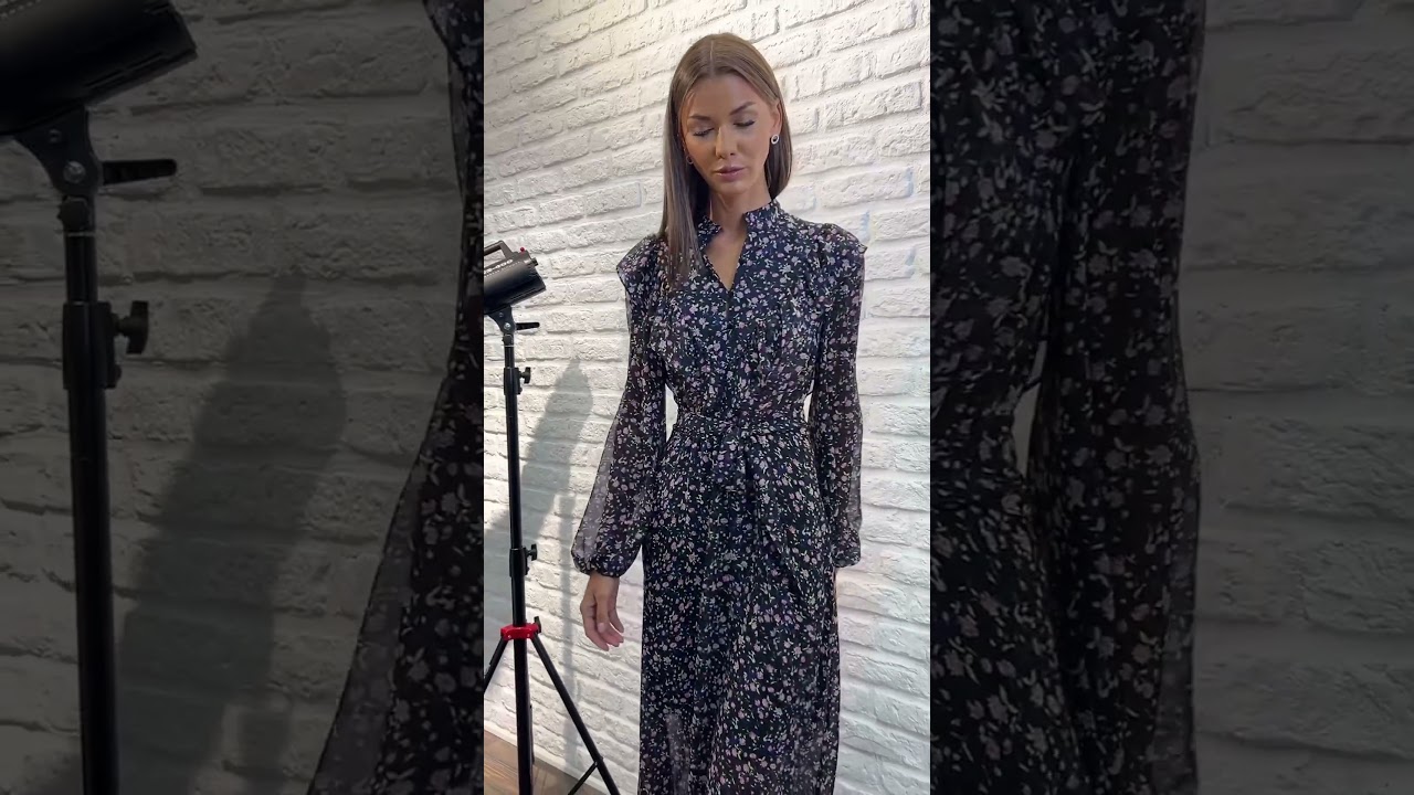 Платье женское VIZAVI 813 цветы #fashionstyle #модныепоказы #fashion #брендыодежды #style #стиль