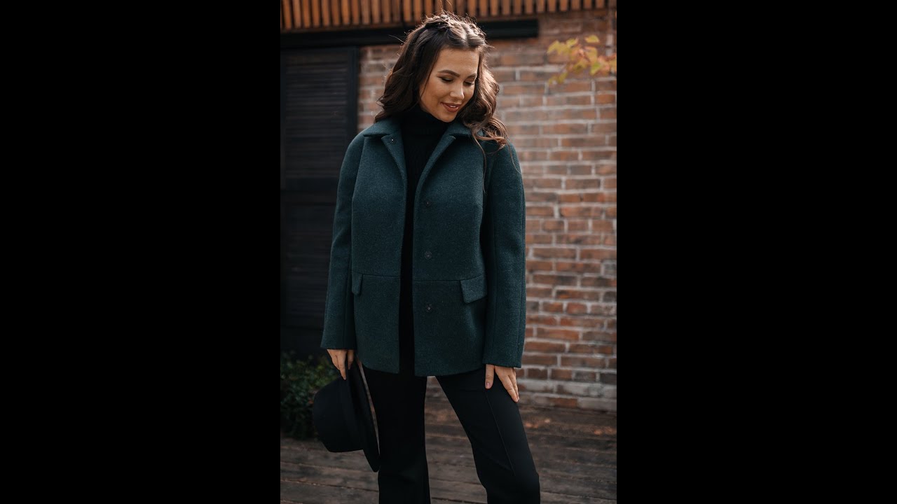 Пальто укороченное Мода-Юрс модель 2775 butylka