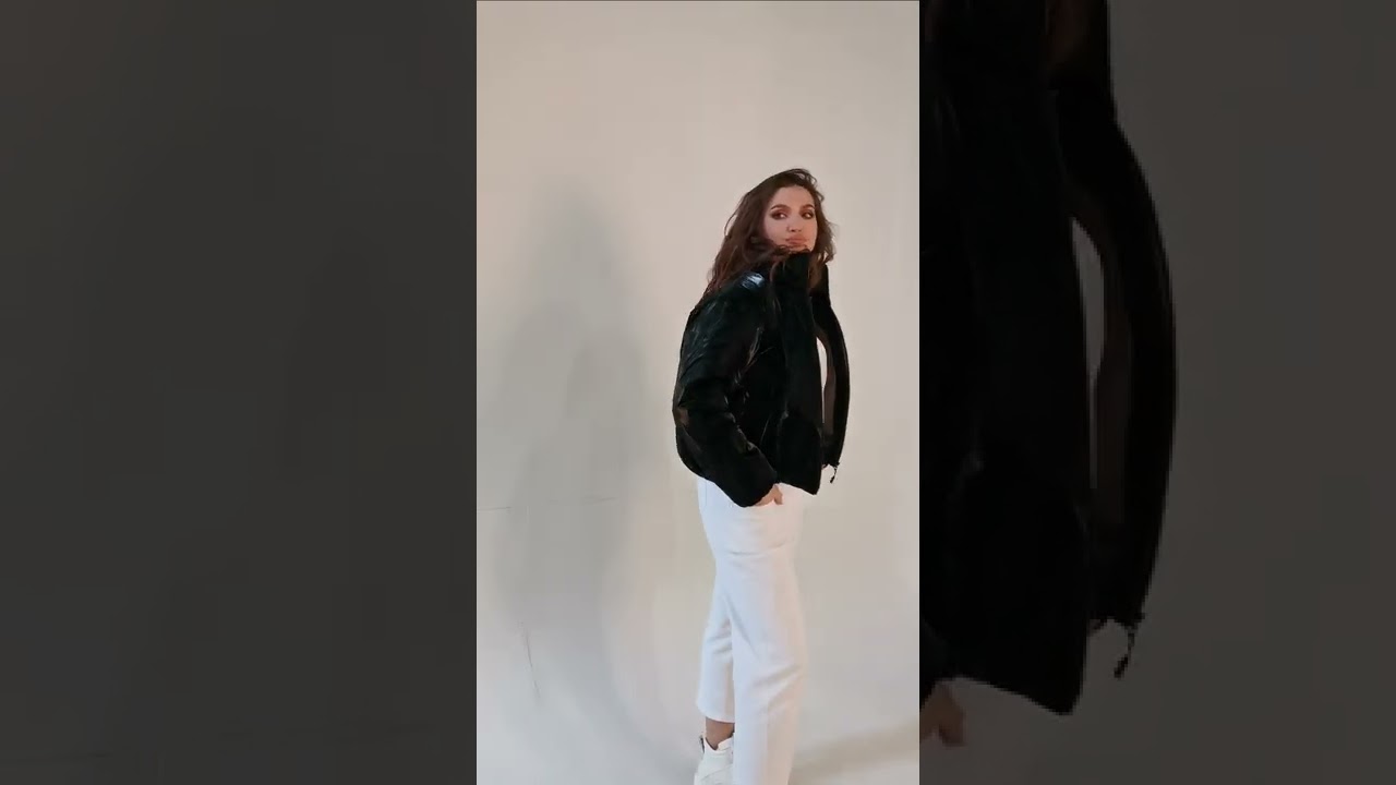 Куртка "MisLana" модель 7251 и джинсы белые