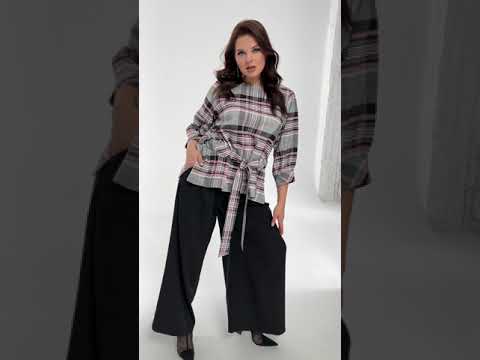 Модель 3052 чёрный+ клетка розовый Beautiful & Free