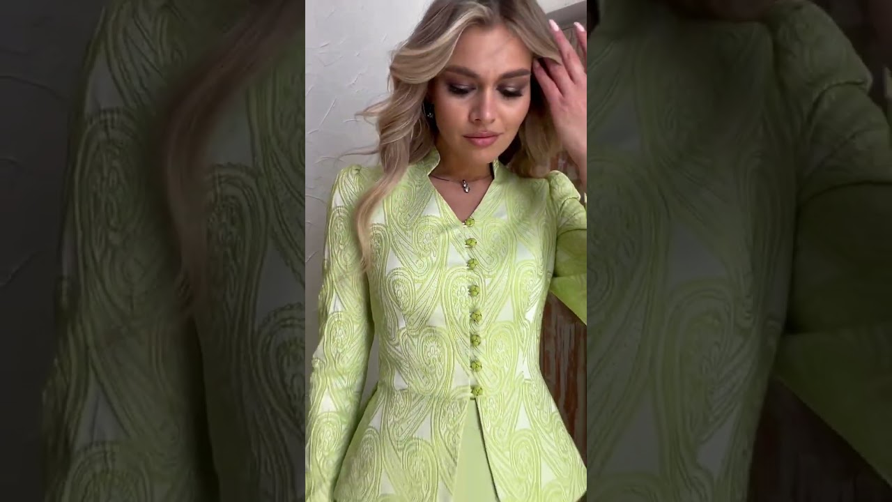 Нарядный костюм Мода-Юрс модель 2319-2 salatovyj