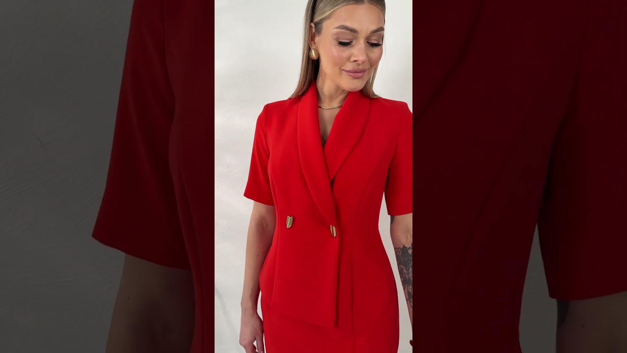 Классическое платье-блейзер Мода-Юрс арт. 2966 alyj  #fashion  #fashionstyle  #стиль
