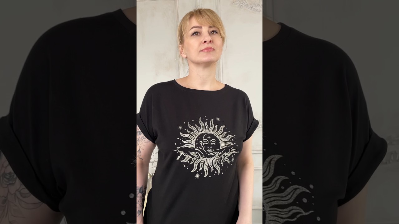 Луна и солнце, день чудесный. Блузка 2195 Rumoda черный. #женскаяодежда #одеждаизбеларуси #мода