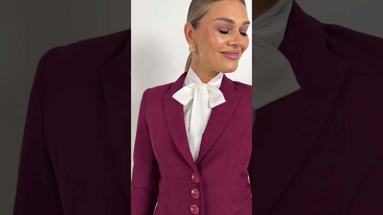 Классический офисный костюм-двойка Мода-Юрс арт. 2224  ezhevika  #fashion  #брендыодежды  #style