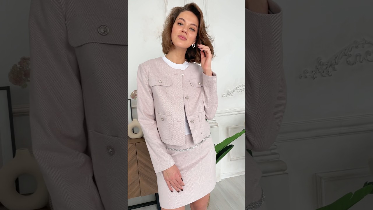 Нежные тона, в жакете она. Жакет 2188 розовый Rumoda.  #одеждаизбеларуси #стильдевушки #трикотаж