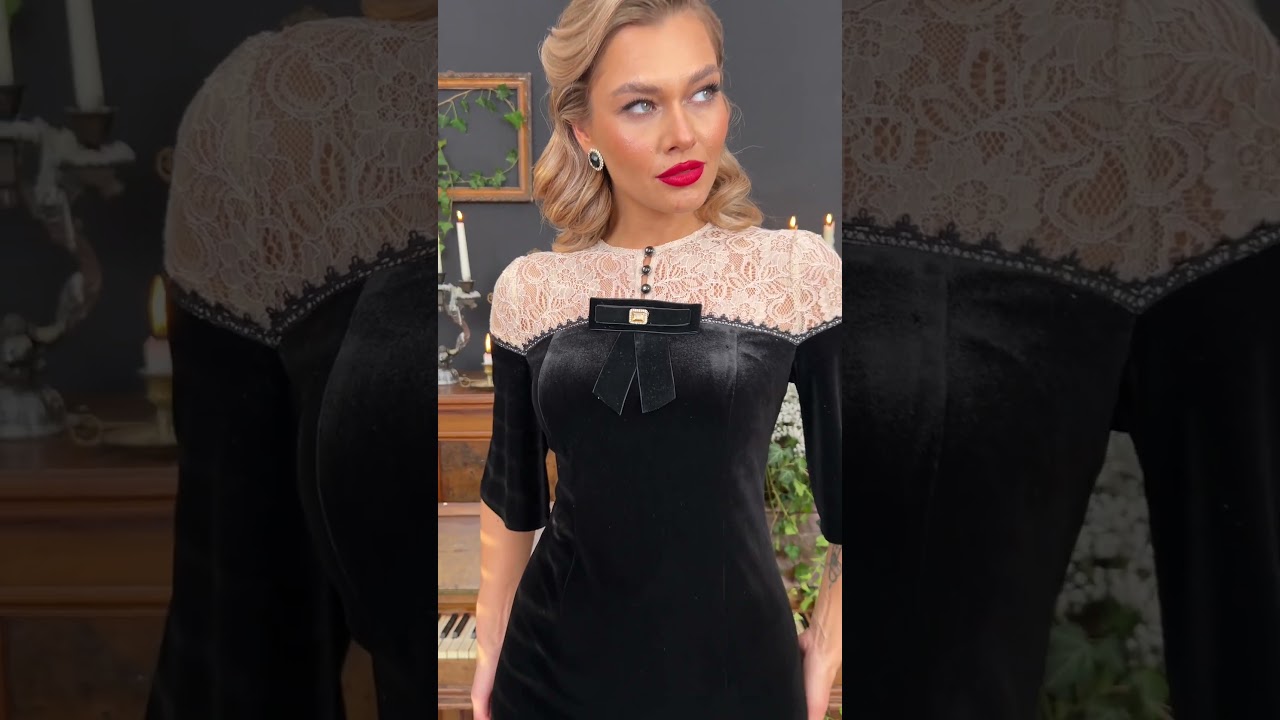 Потрясающая новинка на Новый год Мода-Юрс арт. 2874 chernyj #fashion #мода #подпишись