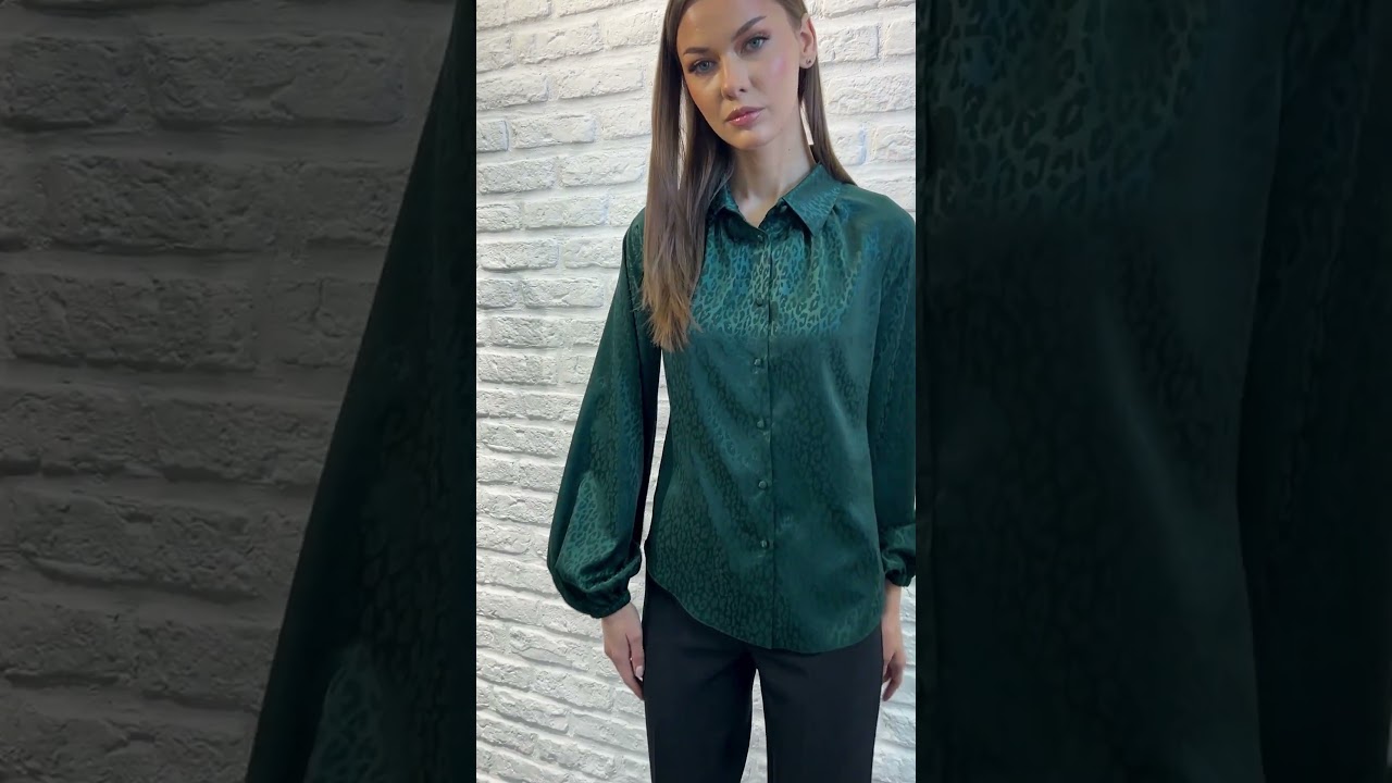 Блуза VIZAVI 742 ИЗУМРУДНОГО цвета #fashion #fashionst #брендыодежды #стиль #одежда #fashion