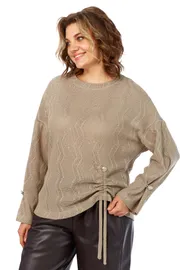 Zestaw Olga Style #S1056 zig-zag korichnevyj