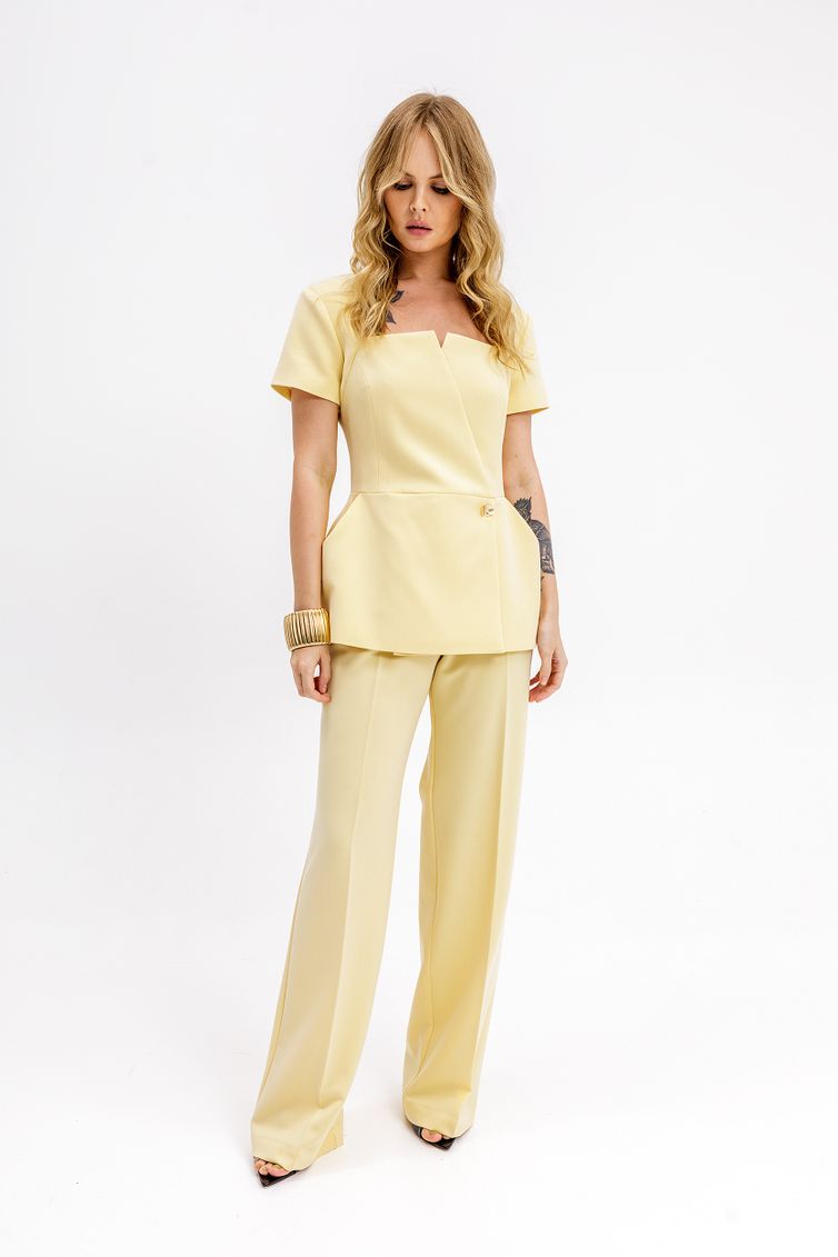Blouse Pirs #6636 zheltyj