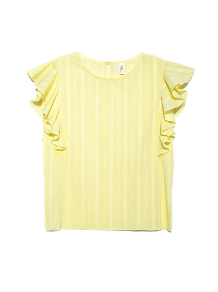 Bluzka Conte Elegant #18S-657TSP pastel yellow 170