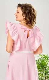 Платье Ava fashion М-200 розовый