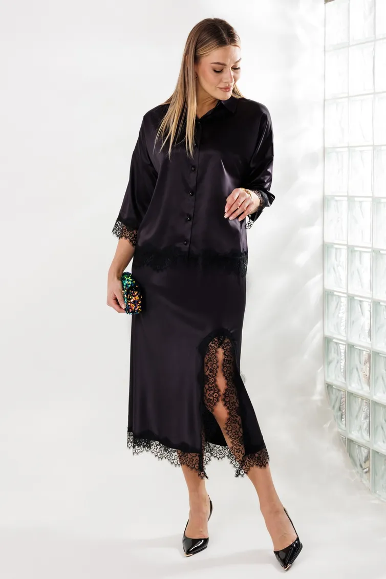 Garnitur Anastasia #1331 chernichnyj