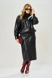 Kurtka Ava fashion #M-230 chernyj