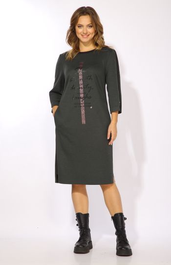 716 темная олива+роз