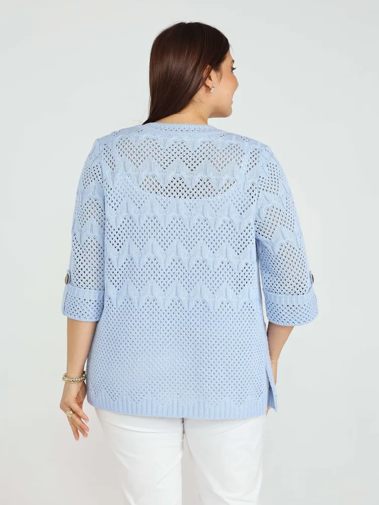 Sweter BONADI #2187 goluboj
