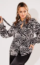 Bluzka Anelli Laurel 1428 rozovaya zebra
