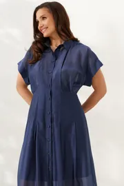 Sukienka Alta Moda #1091-1 sinij