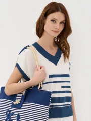 Kamizelka Newvay #7231-40247 mol/denim