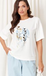 T-Shirt Panda 121543 molochno-goluboj