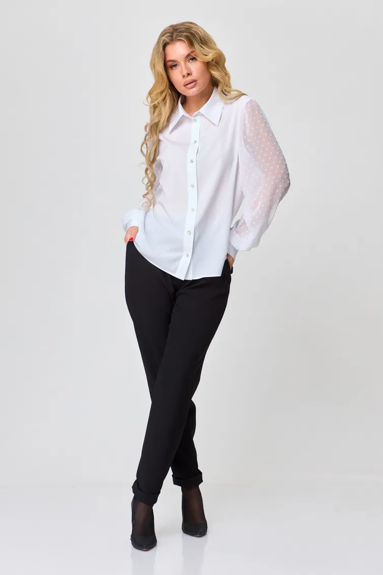 Blouse Abbi #4025 belyj
