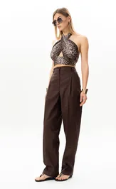 Bluzka SILVERSPICE S-7512 (leopard)