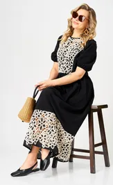 Dress Ava fashion M-192 chernyj