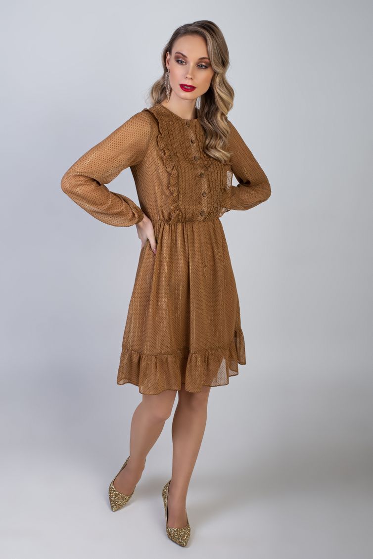 Dress MARIKA #359 sv.korichn