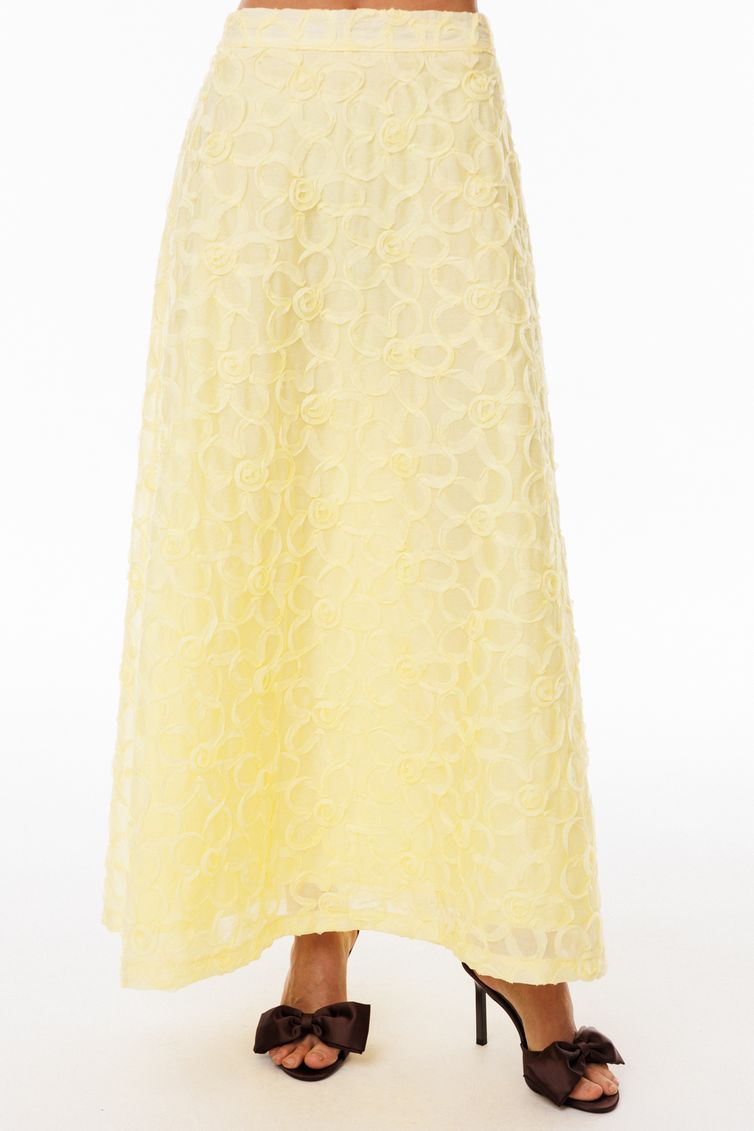 Skirt EOLA #3112 zheltyj