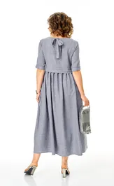 Sukienka Michel Chic 2132/1 seryj kvarc