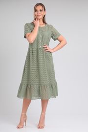 Dress Verita moda #N-2216 oliva