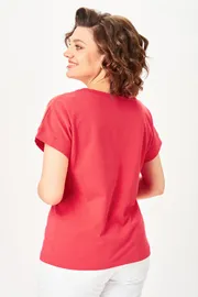 Футболка Rumoda арт. 2063 (короткий рукав) коралловый