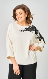 Блузка Rumoda 2277 дл.р молочный