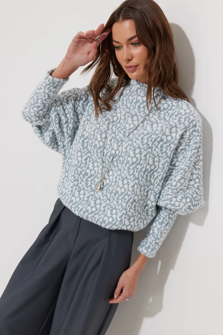 Jumper Lyushe #4277 goluboj