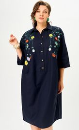 Платье SOVA 11318 синий