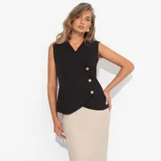 Жилет CHARUTTI арт. Теперь ты босс (black)
