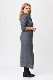 Sukienka Michel Chic #2145 plate serebro