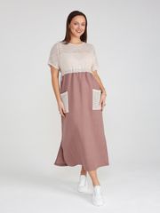 Sukienka BONADI #1964 kapuchino