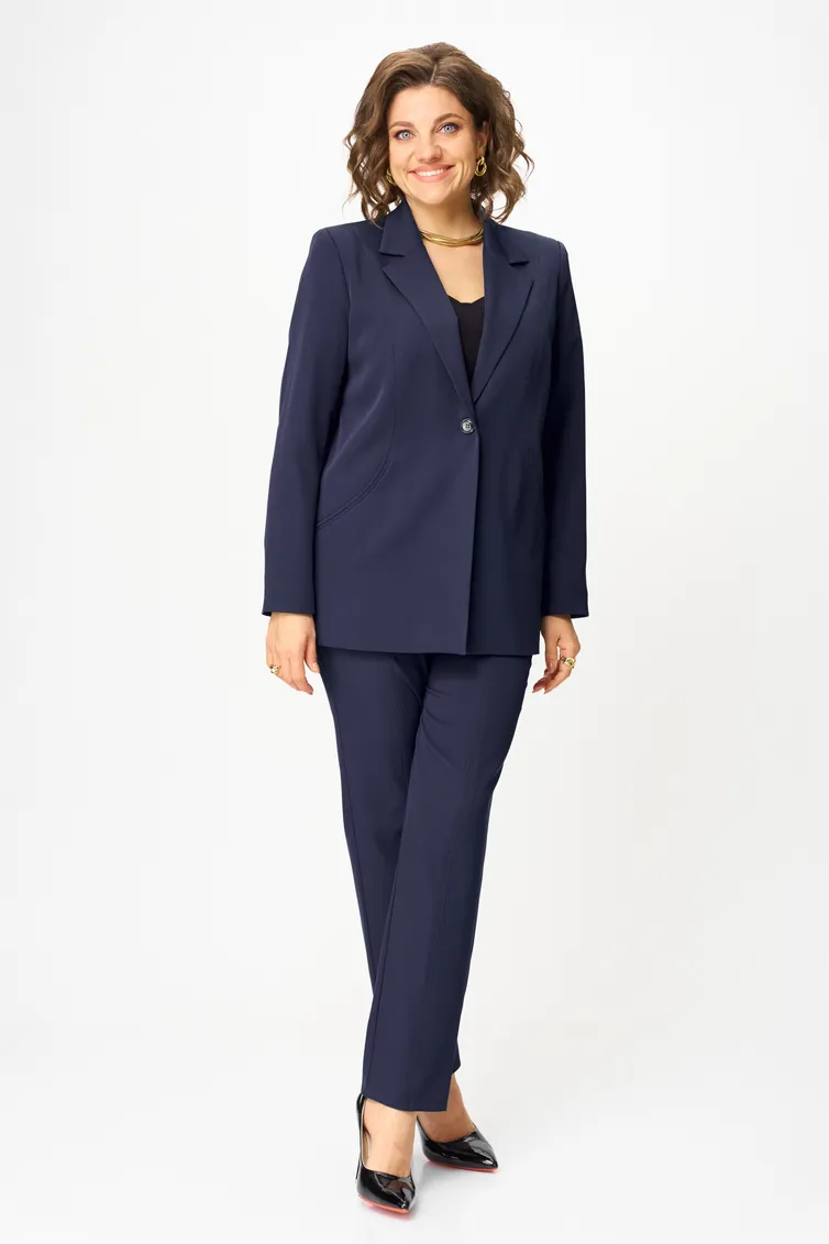 Suit Vilena-fashion #1097 sinij