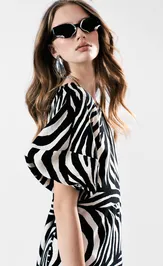 Sukienka MilMil 1022-25 Kasablanka zebra