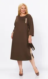 Sukienka Milora 1498 shokolad