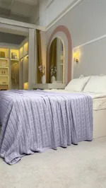 Koce Romgil RV0068-ShE6 sero-sirenevyj